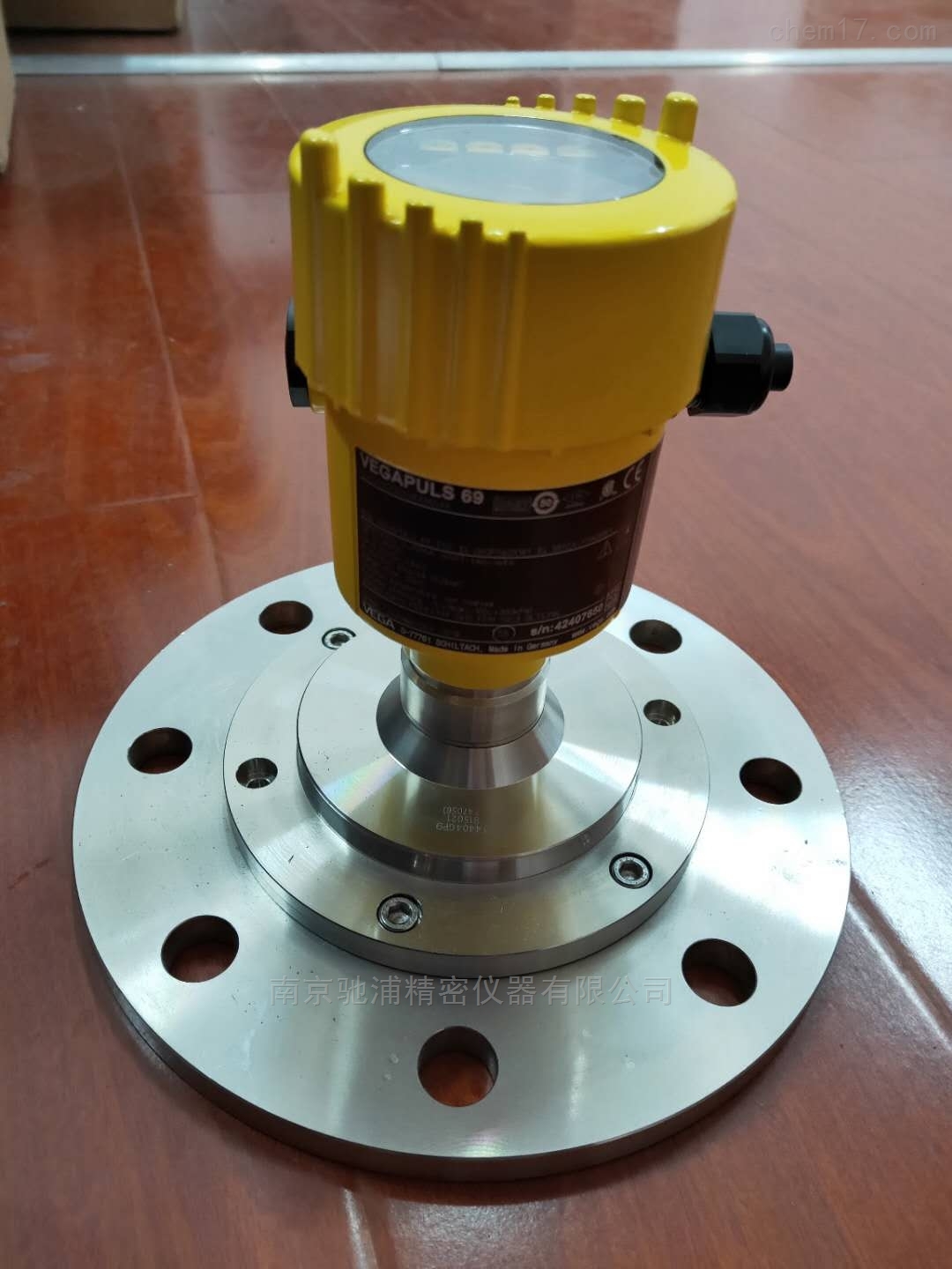 威格 法兰连接vegapuls 69 雷达液位计